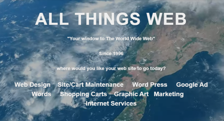 All Things Web